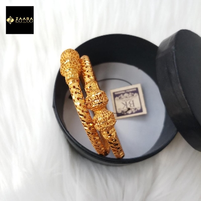 Picture of City Gold Bangles/ Gold Plated Metal Bala Bangles For Women (Imported) M-CT241 - 2 Pieces - Bangles - Bangles for Women - চুড়ি