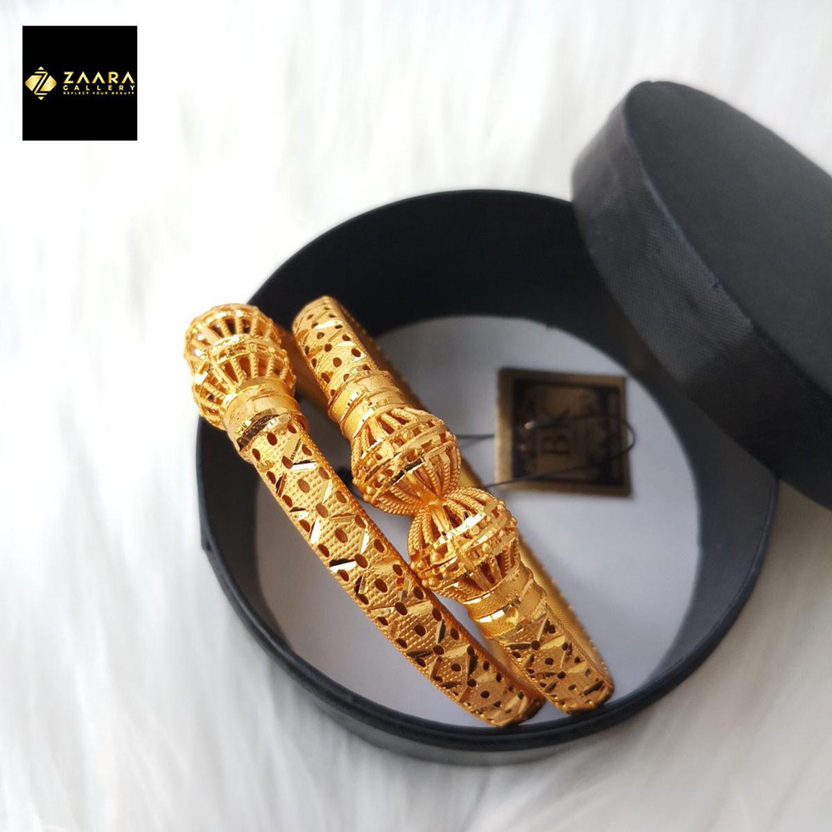 Picture of City Gold Bangles/ Gold Plated Bala Bangles For Women (Imported) M-CT242 - 2 Pieces - Bangles