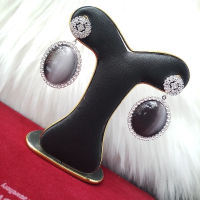 Picture of American Style Stone Earrings For Women & Girls (Multicolor) - 1 Pair M-ST530 - Earrings for Women - Earrings - Earrings