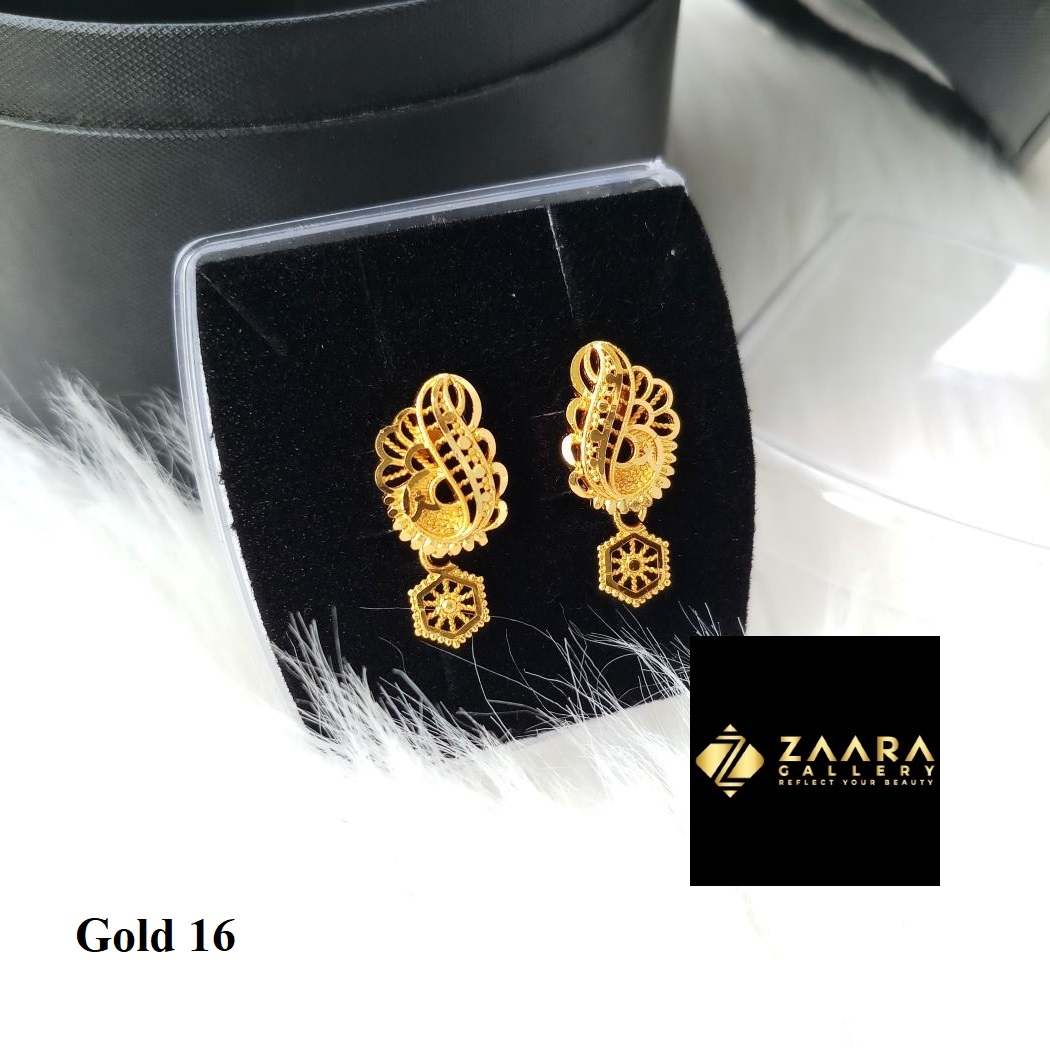 Picture of City Gold Earrings / Gold Plated Earrings For Women (Imported) - 1 Pair M-CTE9124 - Ear Ring - Earrings