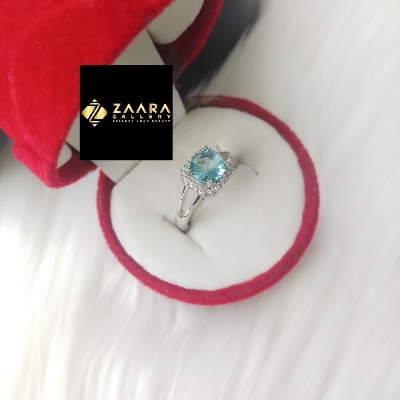 Picture of Stone Finger Ring For Women & Girls With Free Box (Imported) (M-FRC2047) - 1 Piece - Ring For Girls