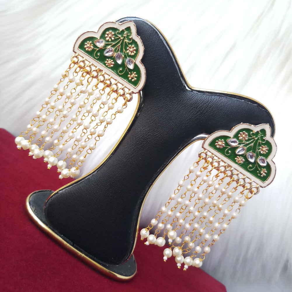 Picture of Jaypuri Meenakari Multicolor Earrings for Women (Imported) - 1 Pair M-JME530 - Earrings - Earrings for Girls - Earrings for Women