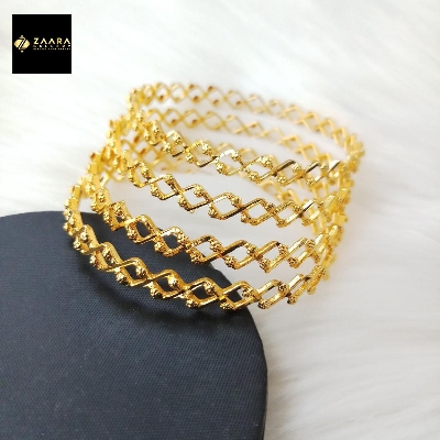 Picture of City Gold Bangles/ Gold Plated Bangles For Women (Imported) - 4 Pieces M-IGP731 - Bangles