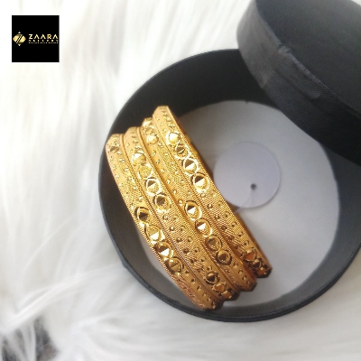 Picture of City Gold Bangles/ Gold Plated Bangles For Women - 4 Pieces (Imported) M-IGP740 - Bangles