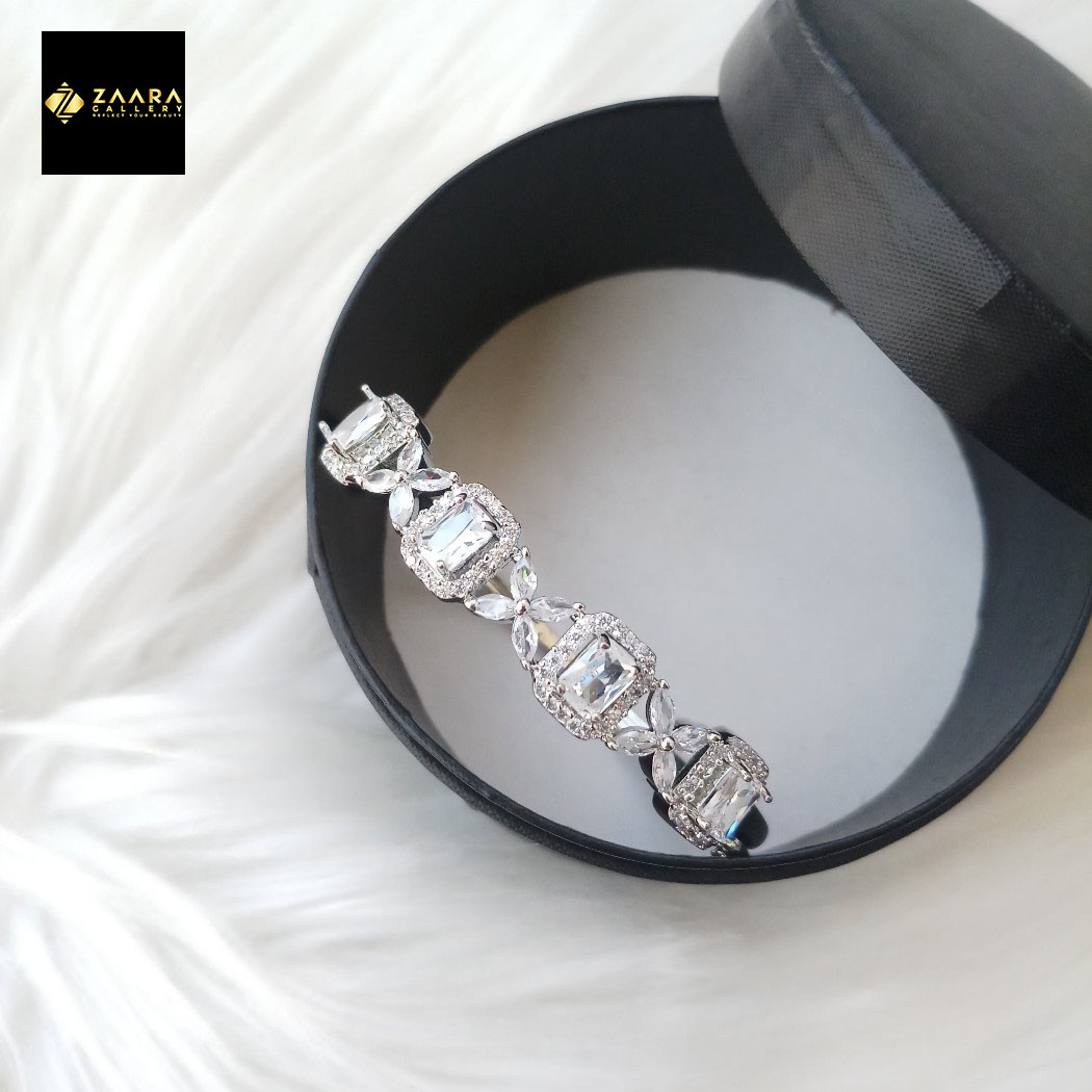 Picture of Diamond Cut AD Stone Bracelet For Girls & Women (Imported) - M-DCB-1001 - Bracelet for Women & Girls