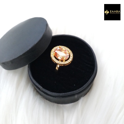 Picture of Diamond Cut AD Stone Finger Ring for Women & Girls With Free Box (Imported) - 1 Piece (M-DCFR22026) - Ring For Girls - Rings - Ring for Women