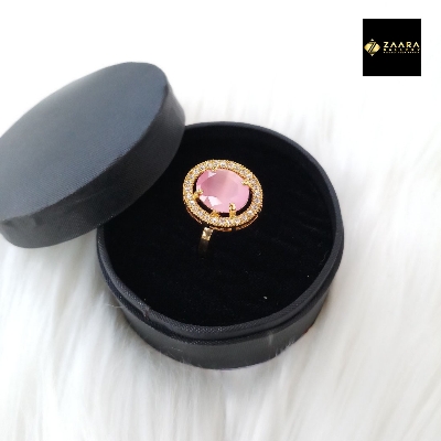 Picture of Diamond Cut AD Stone Finger Ring for Women & Girls With Free Box (Imported) - 1 Piece (M-DCFR22026) - Ring For Girls - Rings - Ring for Women