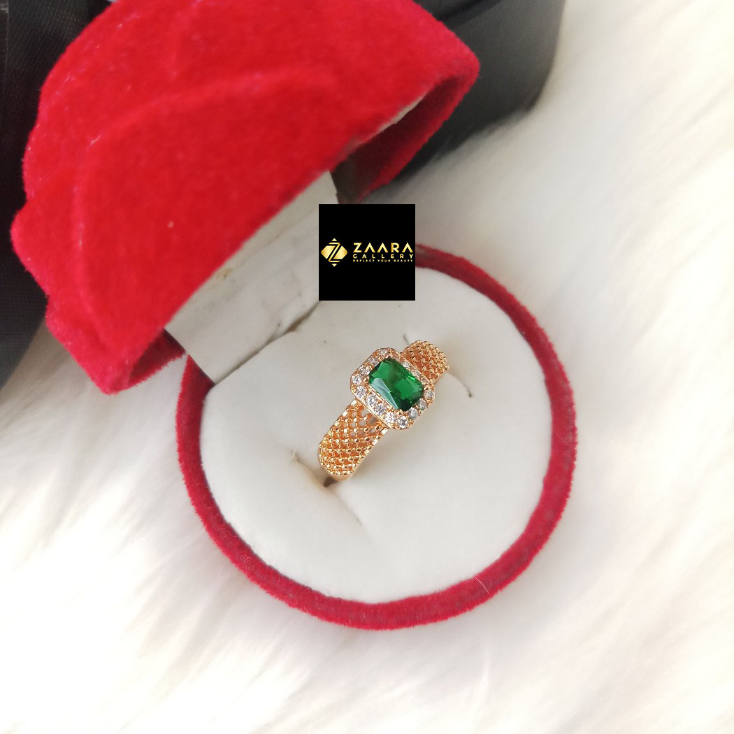 Picture of Tayeba Cut Finger Ring (Imported) for Women & Girls With Free box - 1 Piece (M-FRC2049) - Rings