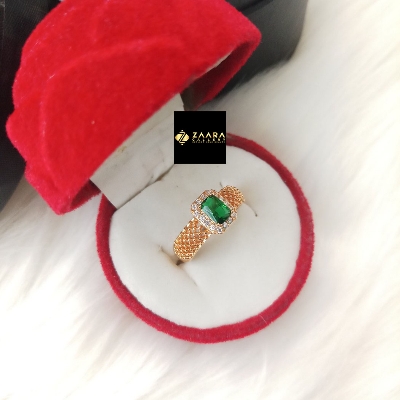 Picture of Tayeba Cut Finger Ring (Imported) for Women & Girls With Free box - 1 Piece (M-FRC2049) - Rings