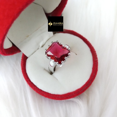 Picture of Stone Finger Ring (Imported ) for Women & Girls With Free Box - 1 Piece (M-FRC2050) - Rings