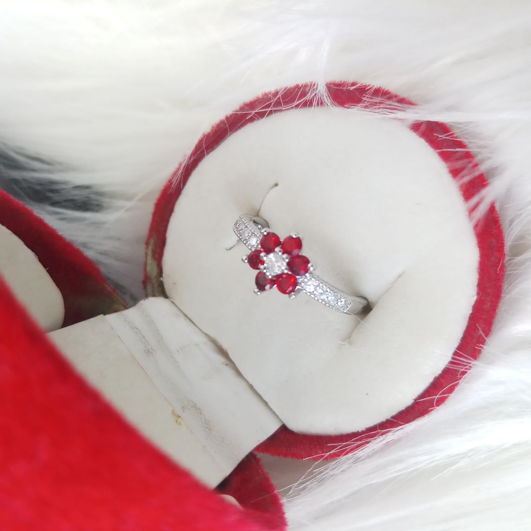 Picture of Stone Finger Ring For Women & Girls With Free Box (Imported) (M-FRC2052) - 1 Piece - Ring For Girls - Rings - Ring - Ring for Women