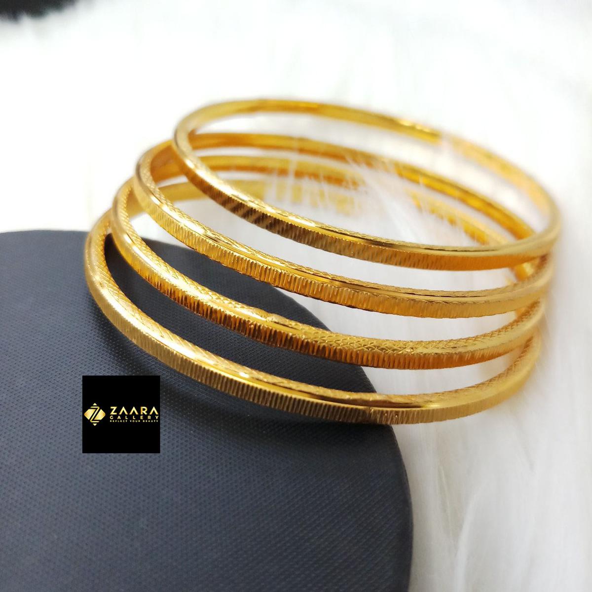 Picture of City Gold Bangles/ Gold Plated Bangles - 4 Pieces For Women (Imported) M-CT4031 - Bangles