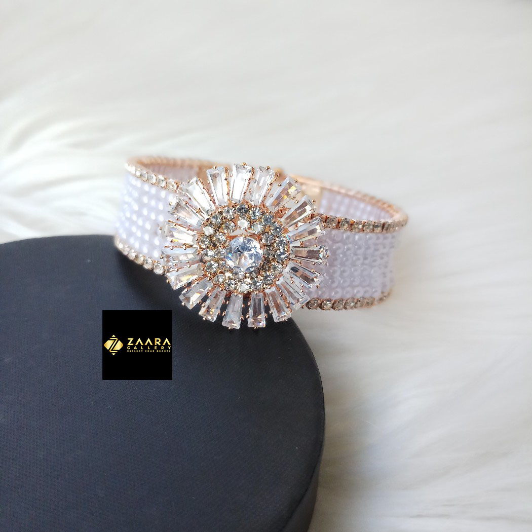 Picture of Golden Stone & Beads Golden Color Kids Bracelet For Girls (Imported) - 1 Piece M-KB7904 - Kids Bracelet