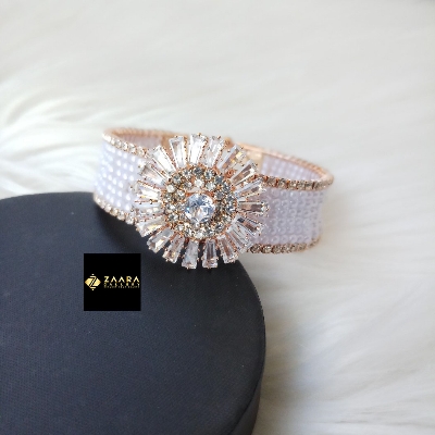 Picture of Golden Stone & Beads Golden Color Kids Bracelet For Girls (Imported) - 1 Piece M-KB7904 - Kids Bracelet