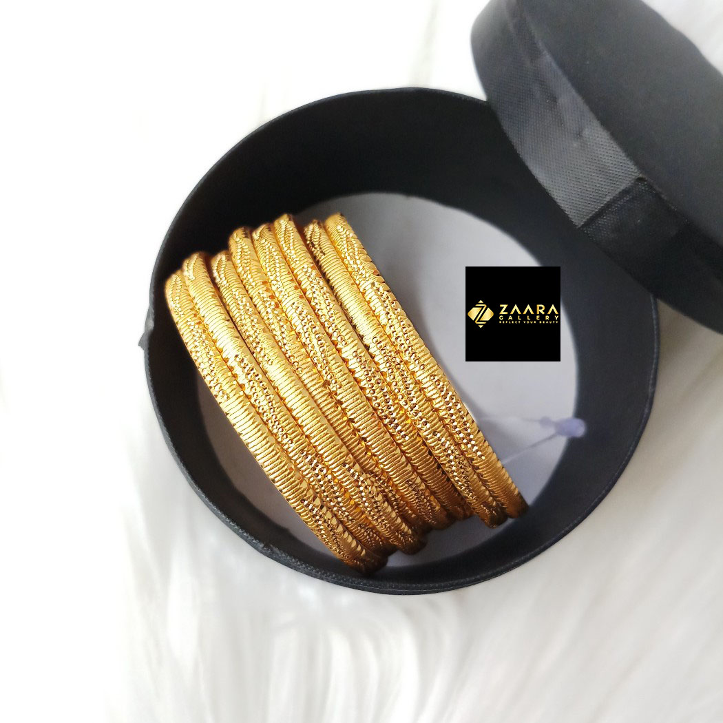Picture of City Gold Bangles/ Gold Plated Bangles For Women - 8 pieces (Imported) M-CT4033 - Bangles