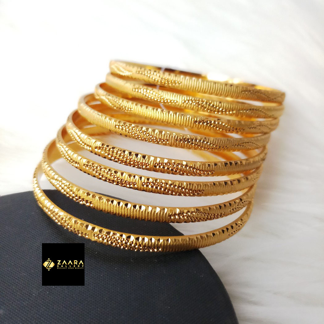 Picture of City Gold Bangles/ Gold Plated Bangles For Women - 8 pieces (Imported) M-CT4033 - Bangles