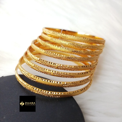 Picture of City Gold Bangles/ Gold Plated Bangles For Women - 8 pieces (Imported) M-CT4033 - Bangles