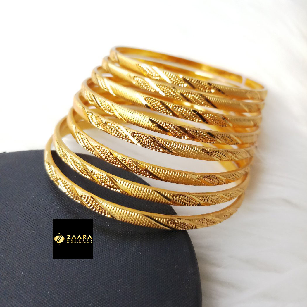 Picture of City Gold Bangles/ Gold Plated Bangles For Women 8 pieces (Imported) M-CT4032 - Bangles