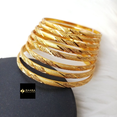 Picture of City Gold Bangles/ Gold Plated Bangles For Women 8 pieces (Imported) M-CT4032 - Bangles