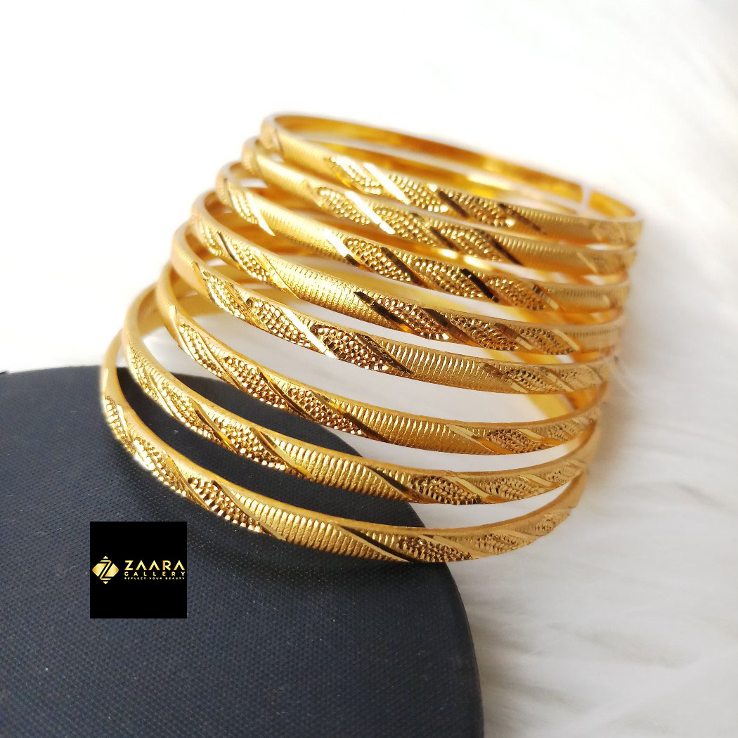 Picture of City Gold Bangles/ Gold Plated Bangles For Women 8 pieces (Imported) M-CT4032 - Bangles