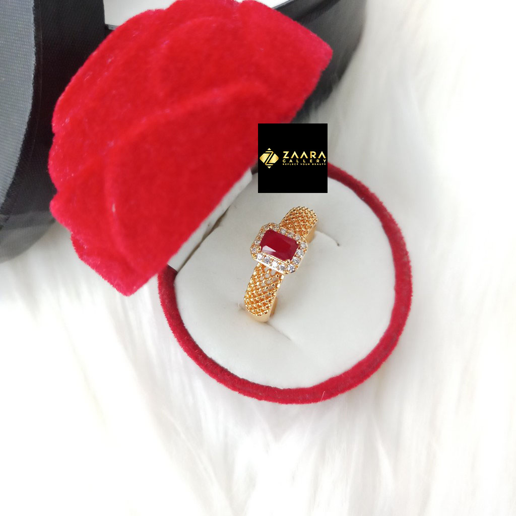 Picture of Toyoba Cut Finger Ring for Women & Girls With Free box (Imported) - 1 Piece (Model-FRC2049) - Rings - Ring - Ring for Women - Rings for Girls