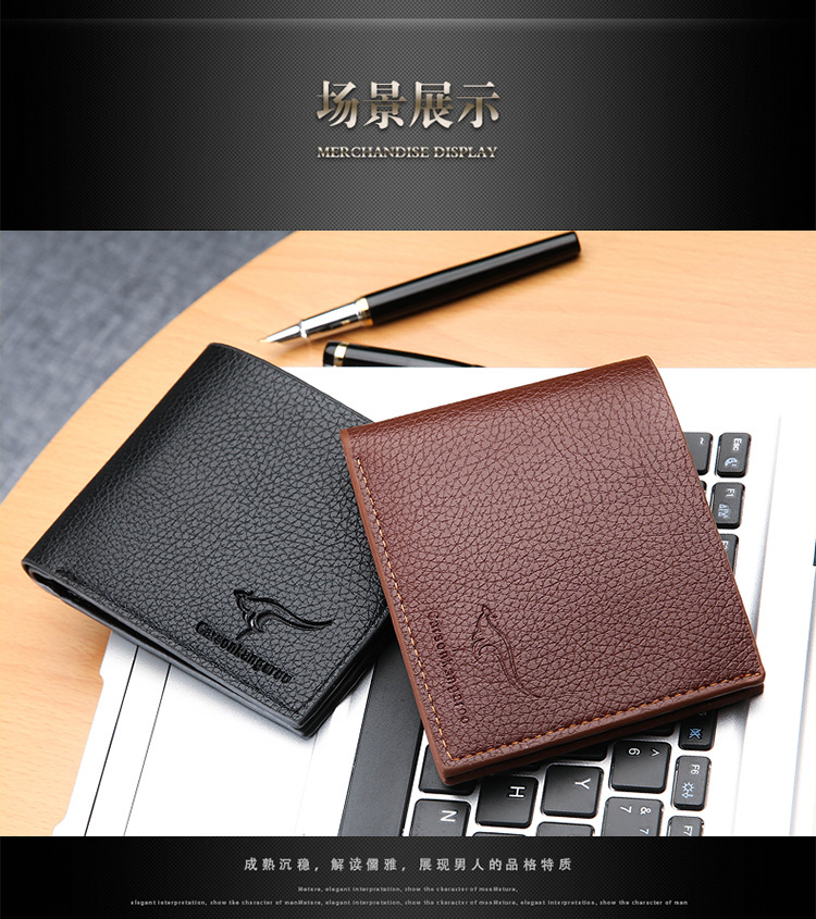 Picture of [7.7_Deal] CarsonKangaroo PU Lather Wallet for Men (Imported) - Wallet for Men - Wallet - Moneybag - Money Bag - Gents Wallet