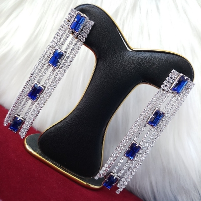 Picture of Korean Fashion Stone Golden Earrings (Multicolor) For Women & Girls (Imported) - 1 Pair M-ST560 - Earrings for Women - Earrings - Ear rings