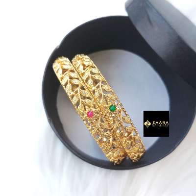 Picture of Majak Copper Bangles/ Brass Bangles For Women (Imported) M-JB7028 - 2 Pieces - Bangles for Women - Bangles - চুড়ি