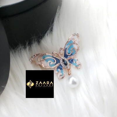 Picture of Stone & Metal Brooch /Hijab Pin/ Saree Pin for Women (Golden) (Imported) M-BRC-1165 - 1 Piece - Brooch - Brooch for Women - হিজাব পিন