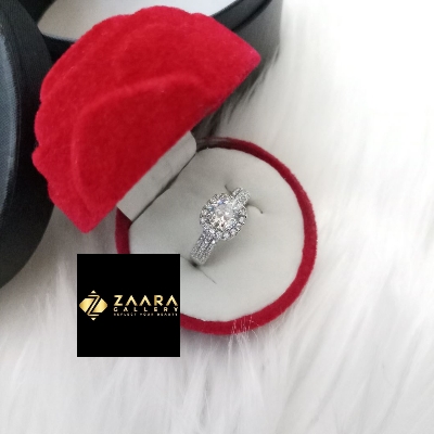 Picture of Stone Finger Ring For Women & Girls With Free Box (Imported ) - 1 Piece (M-FRC2055) - Rings - Ring