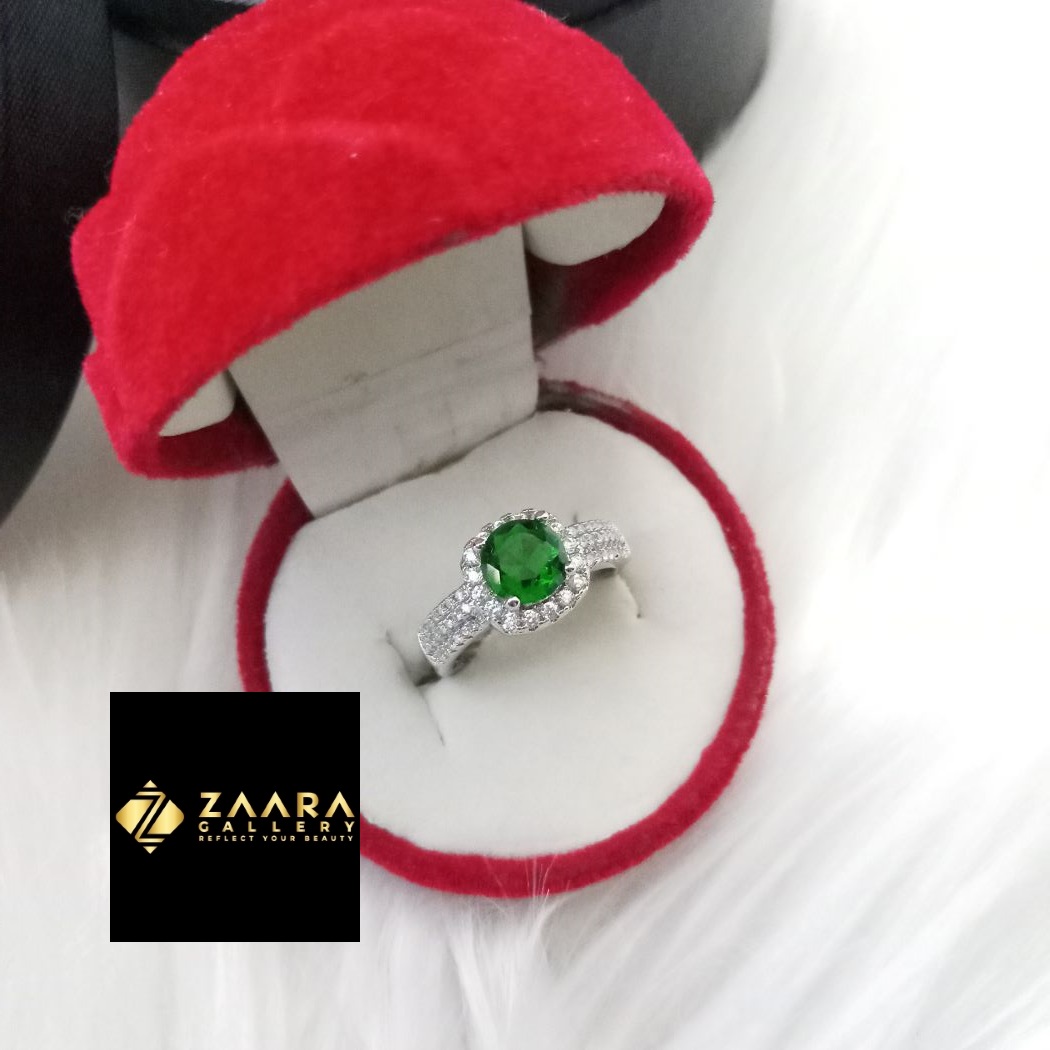 Picture of Stone Finger Ring For Women & Girls With Free Box (Imported ) - 1 Piece (M-FRC2055) - Rings - Ring