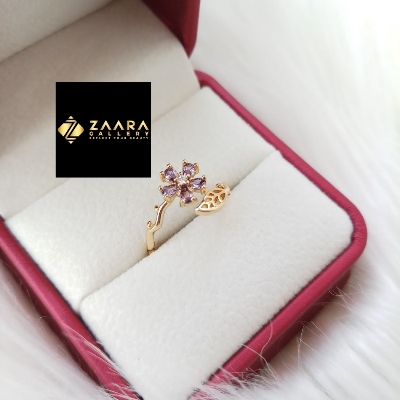 Picture of Stone Finger Ring For Women & Girls With Free Box (Imported ) - 1 Piece (M-FRC2056) - Ring