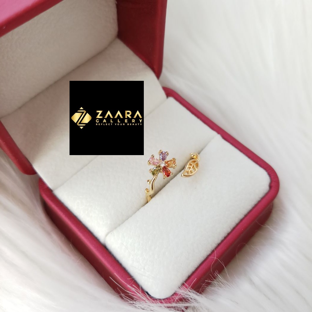 Picture of Stone Finger Ring For Women & Girls With Free Box (Imported ) - 1 Piece (M-FRC2056) - Ring