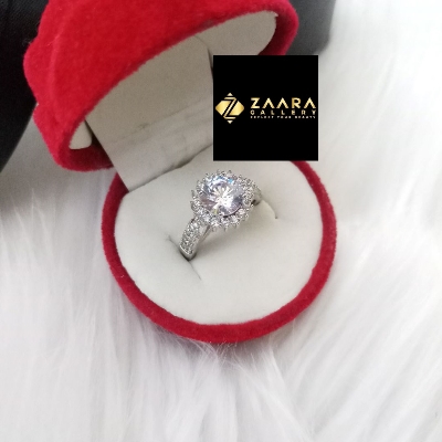 Picture of Stone Finger Ring For Women & Girls With Free Box (Imported ) - 1 Piece (M-FRC2057) - Ring