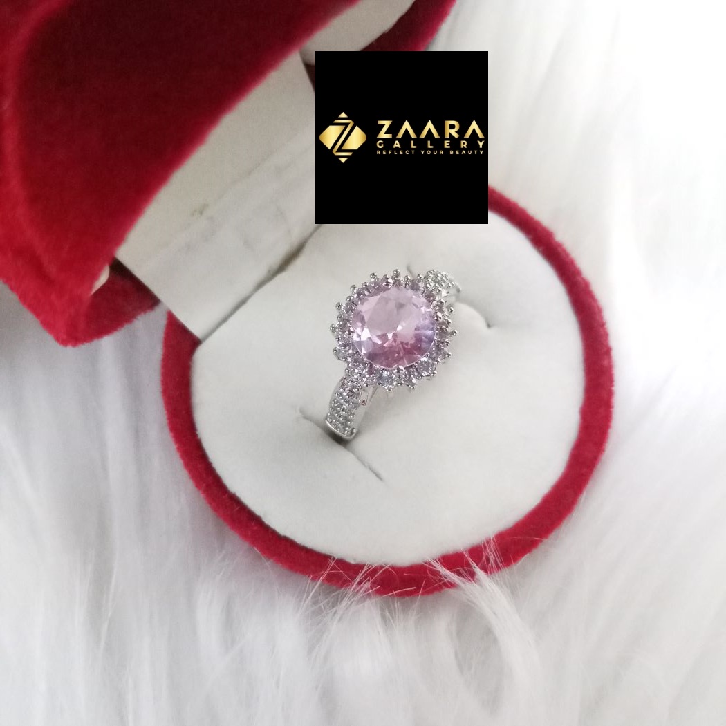 Picture of Stone Finger Ring For Women & Girls With Free Box (Imported ) - 1 Piece (M-FRC2057) - Ring