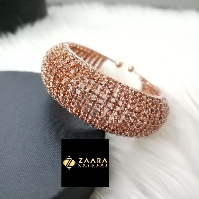 Picture of Stone  Golden Color Kids Bracelet For Girls - 1 Piece (Imported) M-KB7917 - Kid's Bracelet