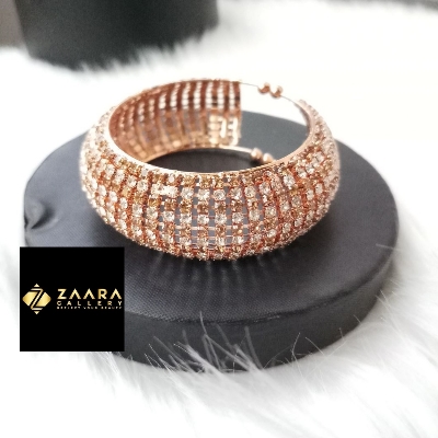 Picture of Stone  Golden Color Kids Bracelet For Girls - 1 Piece (Imported) M-KB7920 - Kid's Bracelet