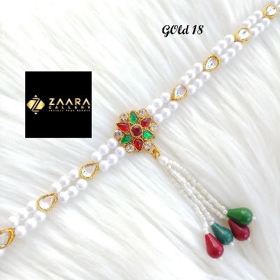 Picture of New Trendy Metal and Stone Golden Kamar Patta Kamar Bandh Komorer Bicha For Women (Imported) M-SKB1701- 1 Piece - Komorer Bicha