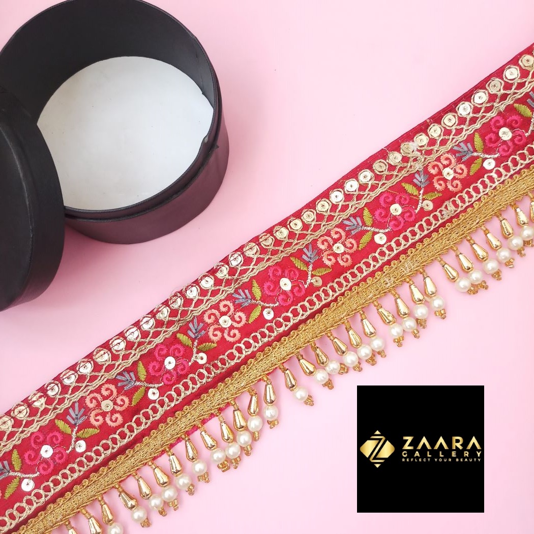 Picture of Traditional Embroidery Cloth Waist Belt Kamar Patta Kamar Bandh Komorer Bicha For Women (Imported) M-SKB19014-1 Piece - Komorer Bicha