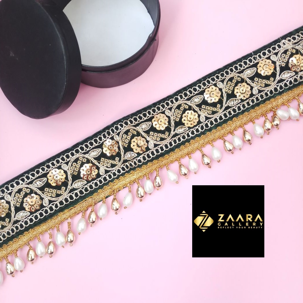 Picture of Traditional Embroidery Cloth Waist Belt Kamar Patta Kamar Bandh Komorer Bicha For Women (Imported) M-SKB19012-1 Piece - Komorer Bicha