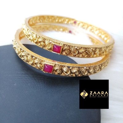 Picture of Majak Copper Bangles/ Brass Bangles For Women (Imported) M-JB5252 - 2 Pieces - Bangles for Women - Bangles - চুড়ি