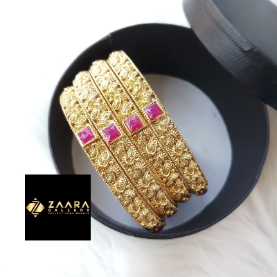 Picture of Majak Copper Bangles/ Brass Bangles For Women (Imported) MJB5353 - 4 Pieces - Bangles for Women - Bangles - চুড়ি