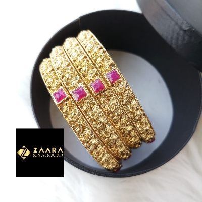 Picture of Majak Copper Bangles/ Brass Bangles For Women (Imported) MJB5353 - 4 Pieces - Bangles for Women - Bangles - চুড়ি