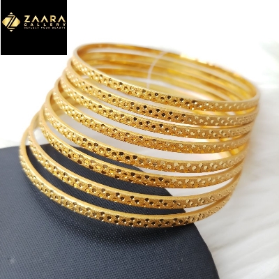Picture of City Gold Bangles/ Gold Plated Bangles For Women - 8 Pieces Top Quality Color Grade-1 (Imported) M-CT7088 - Bangles