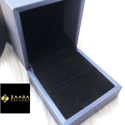 Picture of Premium Quality Finger Ring Box (Imported) Royal Blue  (M-FRB104) - 1 Piece - Jewellery Storage - Jewellery Box - Ring Box