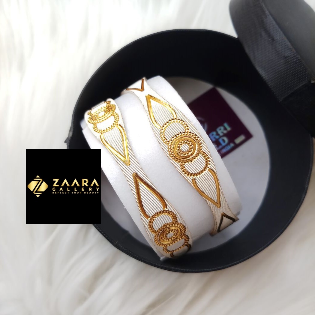 Picture of City Gold Bangles/ Gold Plated & Silver Plated Two-Tone Color Laser Cut Bangles For Women Direct Factory Clearance Sell M-CT7063 - 2 Pieces Top Quality Color - Express