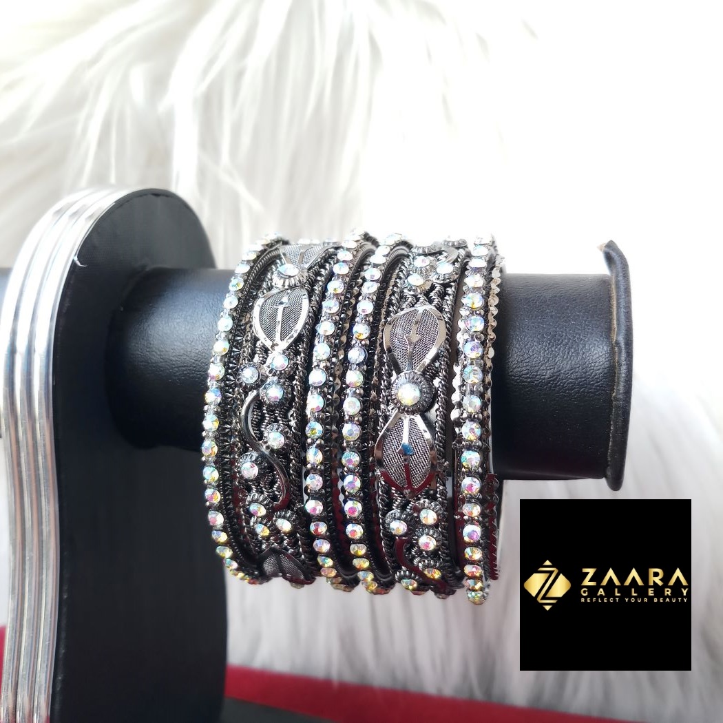 Picture of Fashionable Antique Style Bangles Set for Women & Girls (Imported) M-ASB823 for Women - 6 Pieces - Bangles