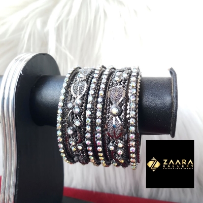 Picture of Fashionable Antique Style Bangles Set for Women & Girls (Imported) M-ASB823 for Women - 6 Pieces - Bangles