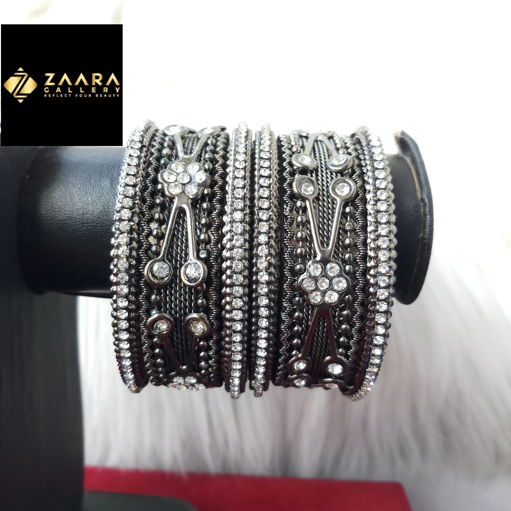 Picture of Fashionable Antique Style Bangles Set for Women & Girls (Imported) M-ASB824 for Women - 6 Pieces - Bangles