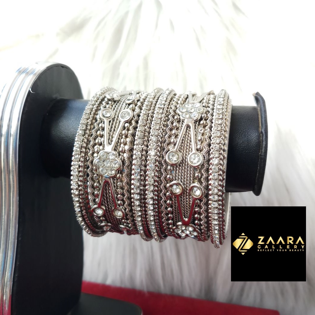 Picture of Fashionable Antique Style Bangles Set for Women & Girls (Imported) M-ASB824 for Women - 6 Pieces - Bangles